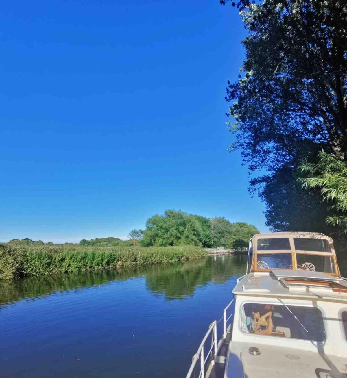 Dutch Cruiser Ship On A Tranquil Secluded River Tonbridge Extérieur photo