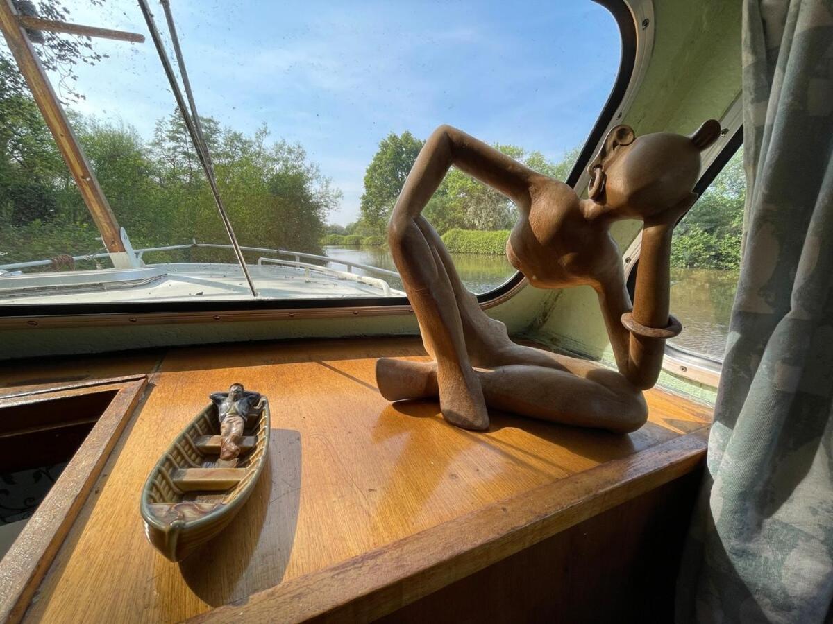 Dutch Cruiser Ship On A Tranquil Secluded River Tonbridge Extérieur photo